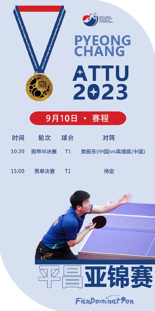 乒乓球比赛2023赛程直播cctv